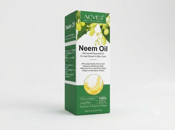 Neem Oil Hair Skin Body 60Ml