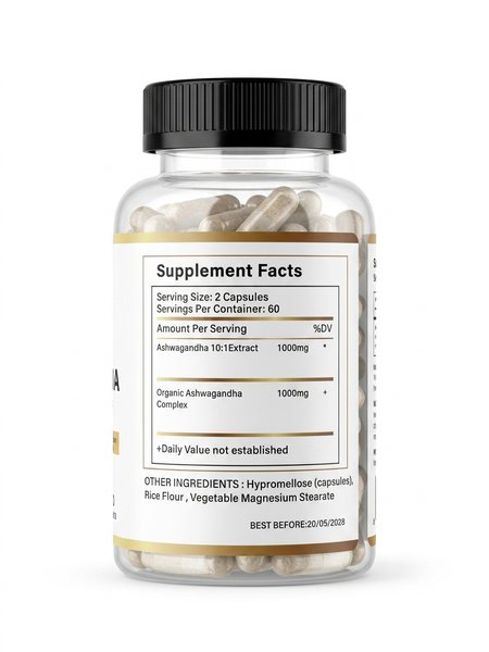 Ashwagandha 100% Organic Manga Health