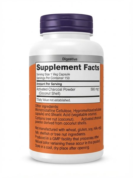 Activated Charcoal Detox Support