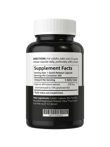 Pygeum Bark Extract 200mg