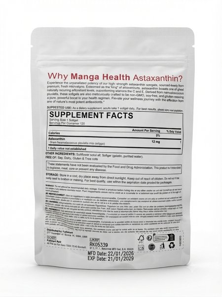 Astaxanthin 12mg